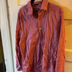 Express Classic Pink Button-Up Shirt IMX dress shirt